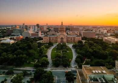 Capitol building in austin, texas .