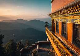 Bhutan temple.