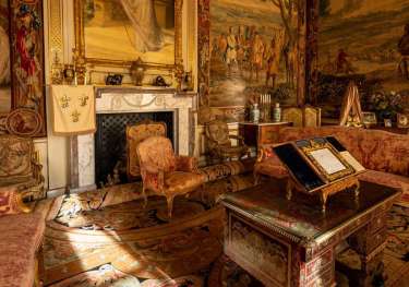 Opulent interiors at blenheim palace .