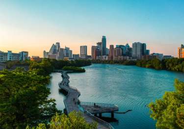 Boardwalk in austin, texas.