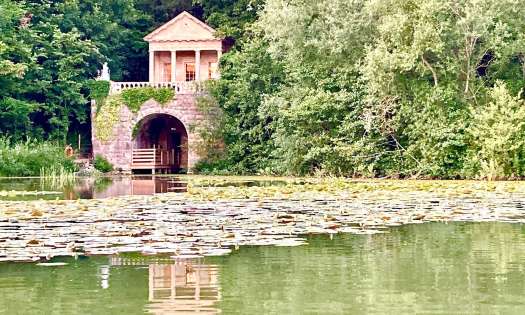 Boathouse exterior.