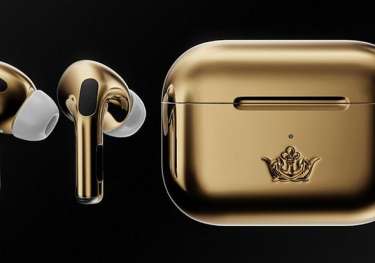 Caviar gold apple airpods.