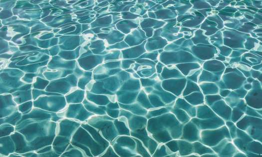 Swimming pool in the sunlight.