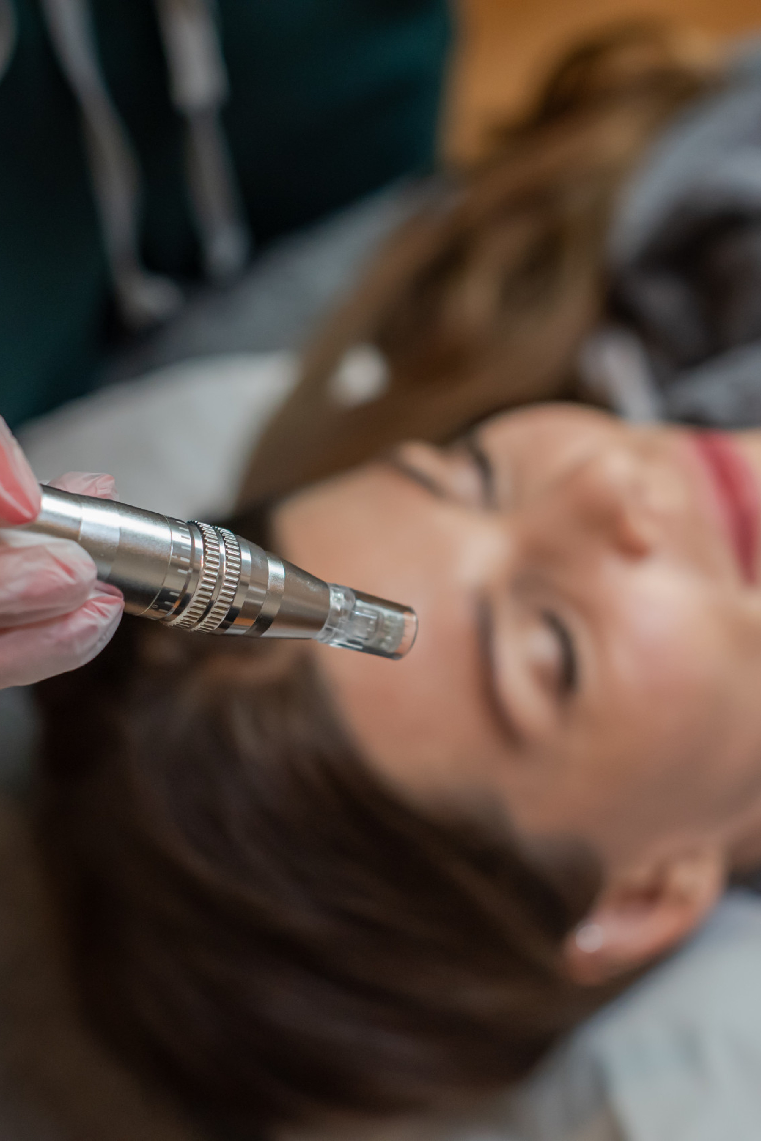 person getting tweakment in clinic