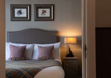 Double room inside yorkshire hotel .