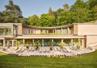 Coworth park spa exterior.