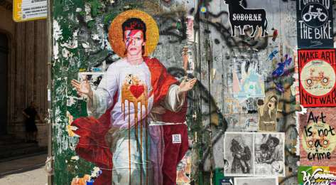 David bowie street art.