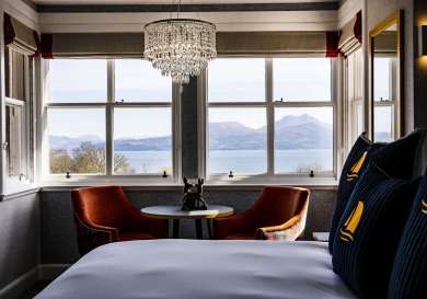 Duisdale house hotel seaivew room.