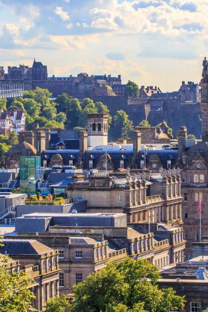 Edinburgh skyline.
