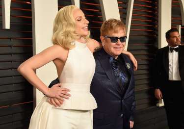 Elton john lady gaga.