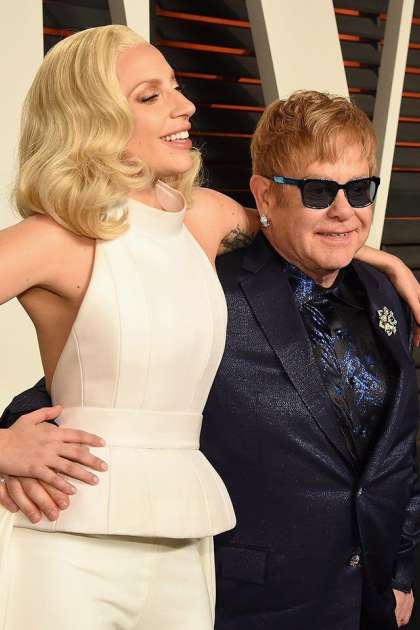 Elton john lady gaga.