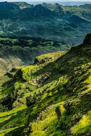 Ethiopia mountains.