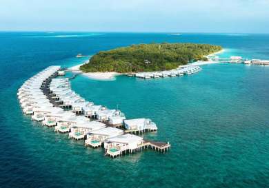 Gallery resort aerial villas.