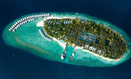 Gallery resort birdseye island.