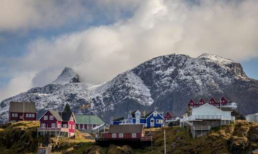 Town in greenland.