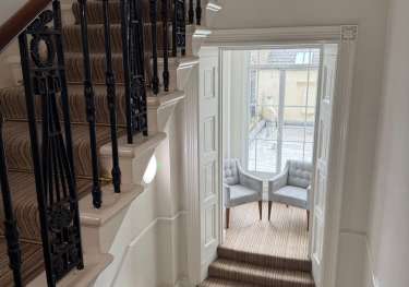 Harley street smile clinic hallway.