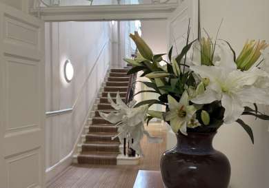 Entrance to harley street smile clinic.