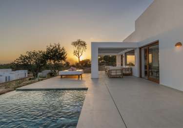 Sunset at ibiza retreat.