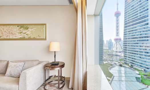 Interior of IFC residence in shanghai.
