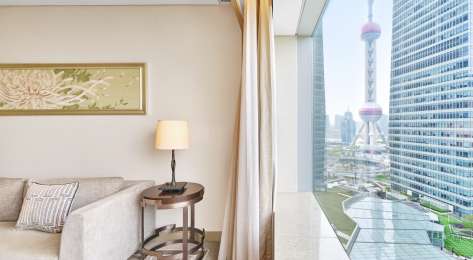 Interior of IFC residence in shanghai.