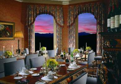 Inverlochy dining room.