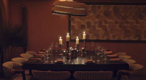 Ixchel interiors square table.