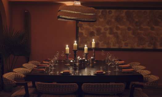 Ixchel interiors square table.