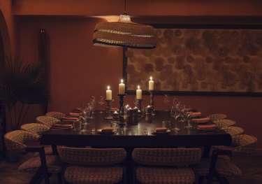 Ixchel interiors square table.