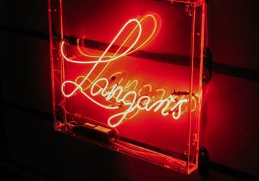 Red light at langans .