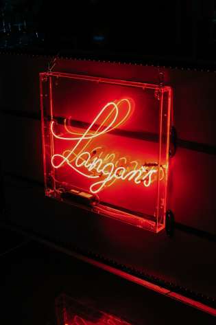 Red light at langans .