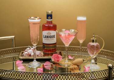 Lanique rose cocktails.