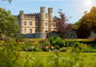 Leeds castle exterior.