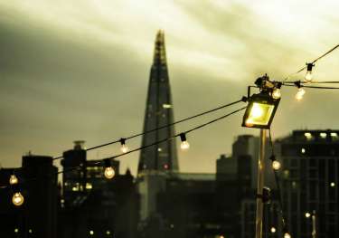 London rooftop.