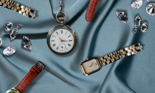 Luxury watches.