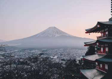 Kyoto and Mount Fuji.