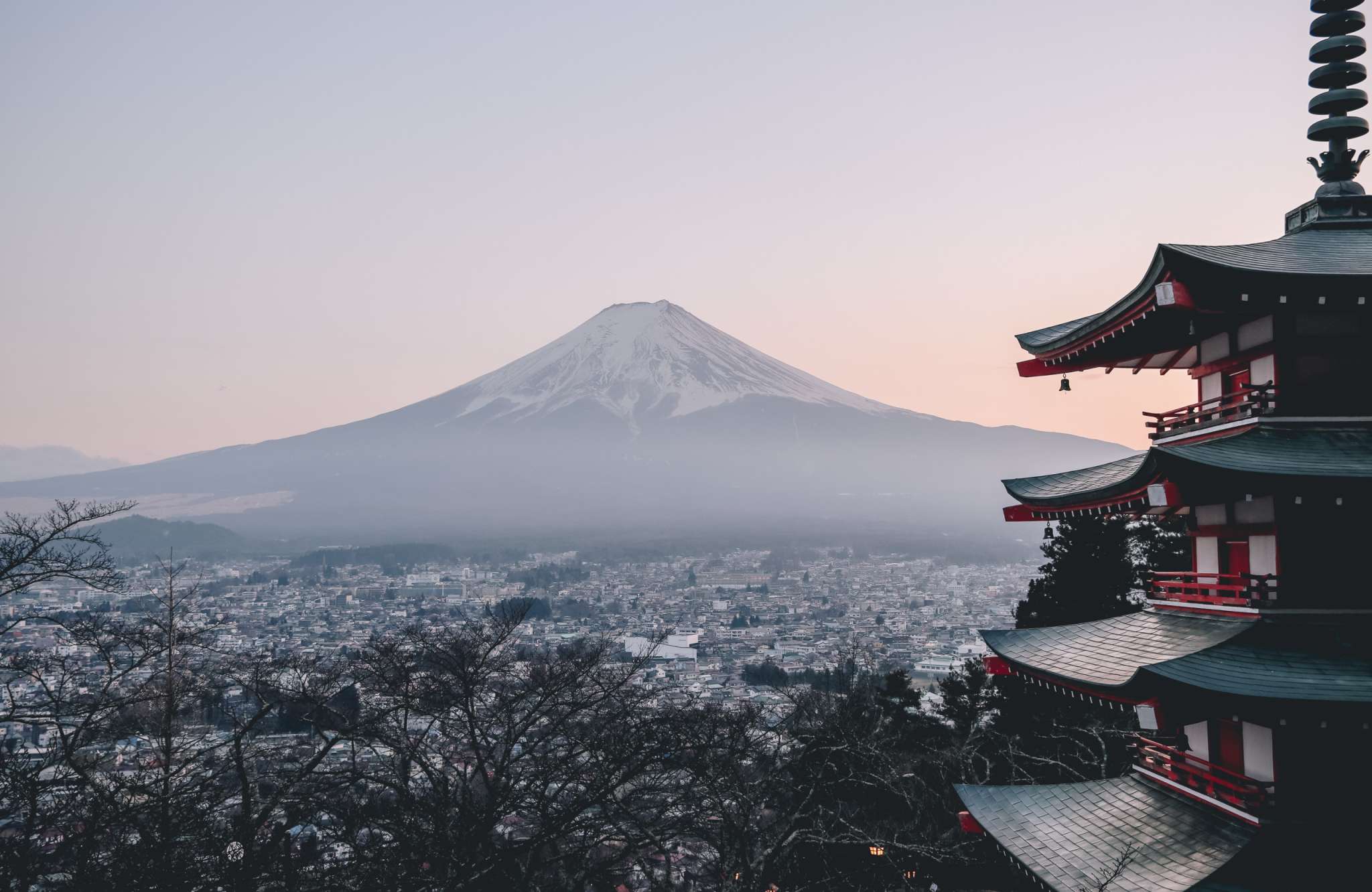 Kyoto and Mount Fuji.