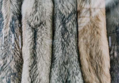 Fur coats.
