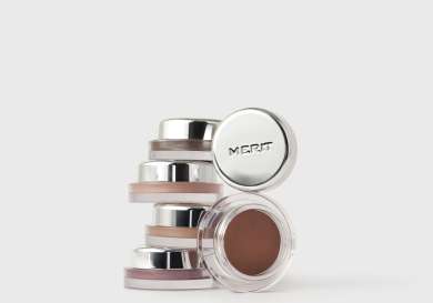 Stack of eyeshadows.