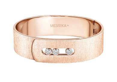 Rose gold diamond ring from valerie messika.