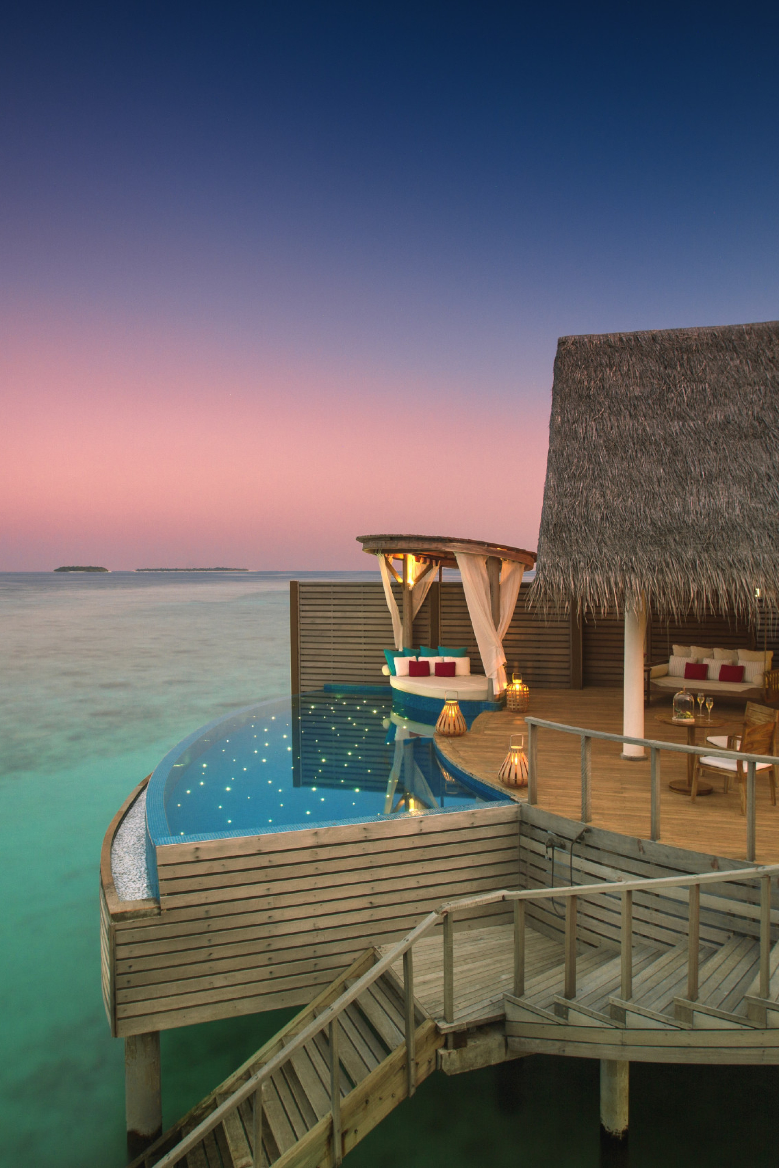 water pool villa at Milaidhoo Maldives