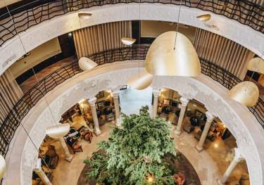 Nobu marrakech lobby area.