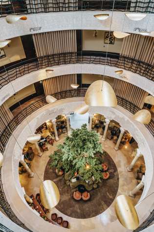 Nobu marrakech lobby area.