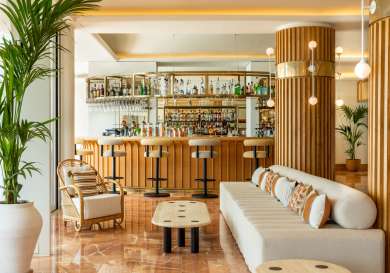 Ocean bar at riomar ibiza hotel.