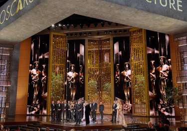 Oscars stage .
