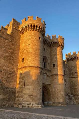 Castle in rhodes.