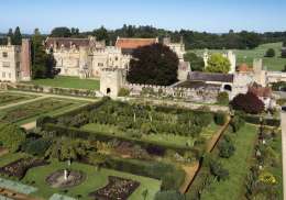 Penshurst place   ariel view of grounds.