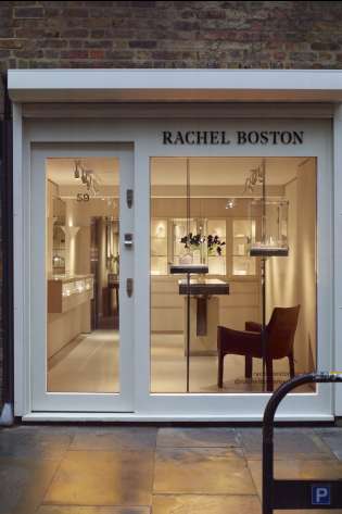 Rachel boston shop front .