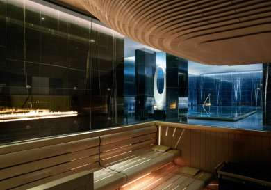 Health and wellness at the corinthia hotel in london sauna.