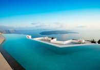 Santorini modernity   grace hotel, an auberge resorts collection outside sea beach.
