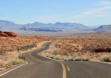 Photo of road in the US.